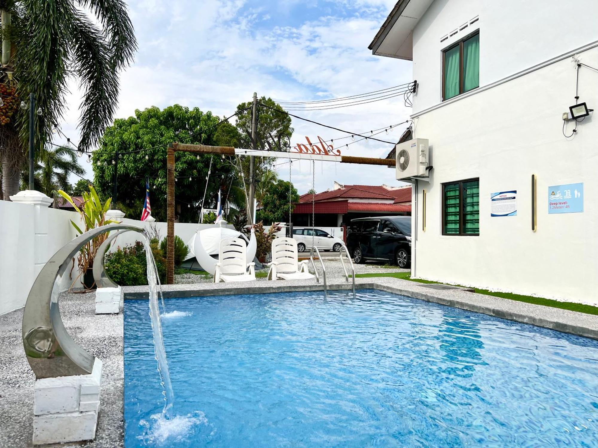 فيلا Klebang Melaka Private Pool 12Pax-4Br-Sing K-Coway ملقا المظهر الخارجي الصورة